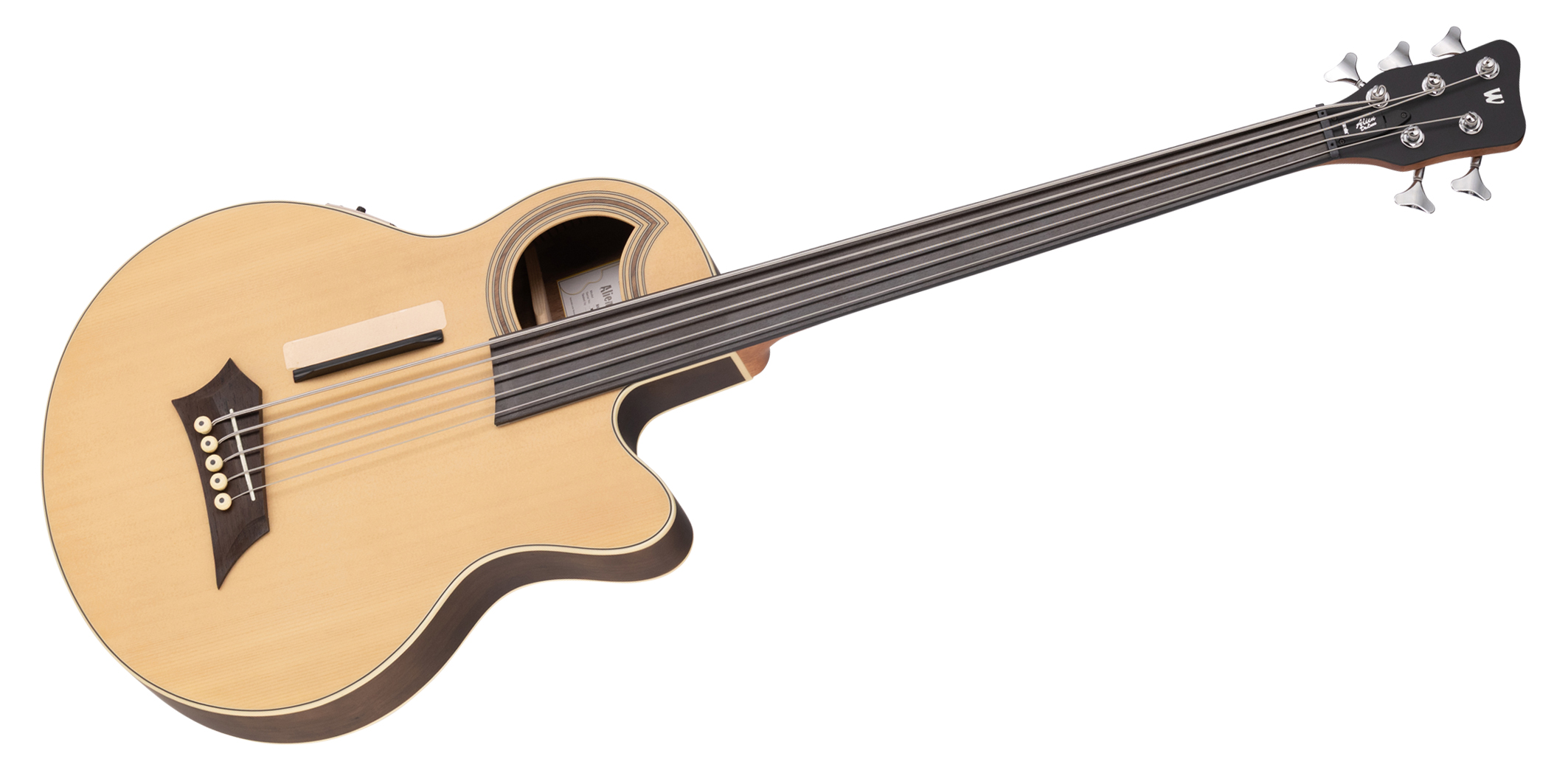 Alien Deluxe Hybrid Thinline, 5-String, Fretless  